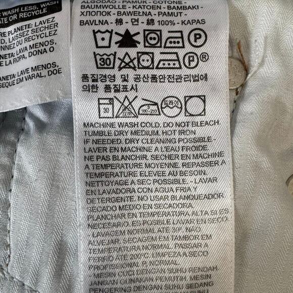 Levi’s 501 Original Fit Button Fly Distressed Knee Raw Hem Jeans, Women’s 27 - Picture 10 of 10